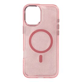 Glitter Case MagSafe Compatible for iPhone 17 Pro Max - Pink - Apple Cases - Cases - Techbox