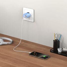 Tech-Protect NCA20 PD 20W QC3.0 USB-A / USB-C Wall Charger - Blue