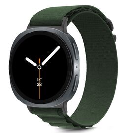 Tech-Protect Nylon Stripe Strap for Samsung Galaxy Watch 40/44/46 mm - Green | Techbox