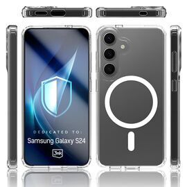 3mk Armor MagCase for Samsung Galaxy S24 / S25 - Transparent