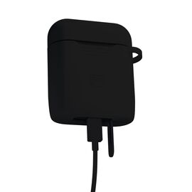 3mk Silicone AirPods Case for Apple AirPods 2 - Black | Techbox