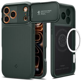 Spigen Optik Armor MagSafe Case for iPhone 17 Pro - Green - Apple Cases - Cases - Techbox