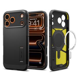 Spigen Tough Armor "T" MagSafe case for iPhone 17 Pro - black - Apple Cases - Cases - Techbox
