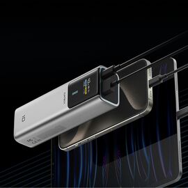 Powerbank CUKTECH CKPB100PGLBL 150W 10000mAh USB-C USB-A - szary