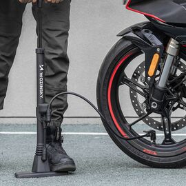 Wozinsky WPR-02 Floor Bicycle Pump - Black - Bicycle - Sports & Fitness - Techbox