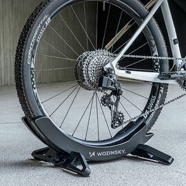 Wozinsky WSR-02 bicycle stand, stable, for bicycle wheels - black - Bicycle - Sports & Fitness - Techbox