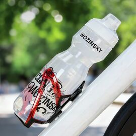 Wozinsky WUR-01BR Bike Bottle Holder Basket - Black and Red - Bicycle - Sports & Fitness - Techbox