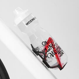 Wozinsky WUR-01BR Bike Bottle Holder Basket - Black and Red - Bicycle - Sports & Fitness - Techbox