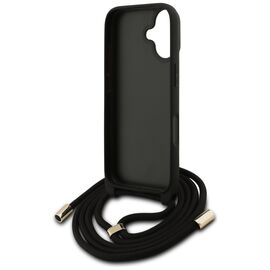 Guess 4G Big Logo Cord Stap Crossbody Case for iPhone 17 - Brown - Uncategorized Cases (2) - Cases - Techbox