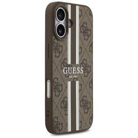 Guess 4G Printed Stripes MagSafe case for iPhone 17 - brown - Uncategorized Cases (2) - Cases - Techbox