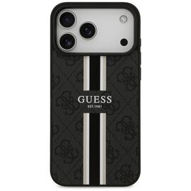 Guess 4G Printed Stripes MagSafe case for iPhone 17 Pro Max - black - Uncategorized Cases (2) - Cases - Techbox