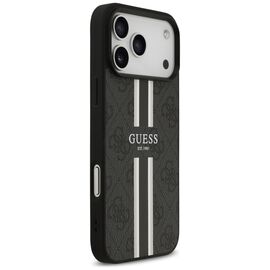 Guess 4G Printed Stripes MagSafe case for iPhone 17 Pro Max - black - Uncategorized Cases (2) - Cases - Techbox