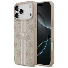 Guess 4G Printed Stripes MagSafe case for iPhone 17 Pro Max - pink - Uncategorized Cases (2) - Cases - Techbox