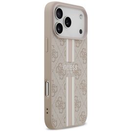 Guess 4G Printed Stripes MagSafe case for iPhone 17 Pro Max - pink - Uncategorized Cases (2) - Cases - Techbox