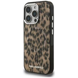 Karl Lagerfeld IML Leopard Pattern MagSafe Case for iPhone 16 Pro Max - Brown - Apple Cases - Cases - Techbox