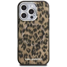 Karl Lagerfeld IML Leopard Pattern MagSafe Case for iPhone 16 Pro Max - Brown - Apple Cases - Cases - Techbox