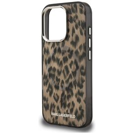 Karl Lagerfeld IML Leopard Pattern MagSafe Case for iPhone 16 Pro Max - Brown - Apple Cases - Cases - Techbox