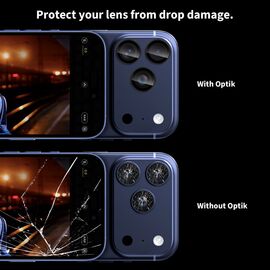 Tech-Protect Camring Fit+ Camera Cover for iPhone 14 Pro / Max / 15 Pro / Max / 16 Pro / Max / 17 Pro / Max - Black - Apple iPhone - Screen & Camera Protection - Techbox