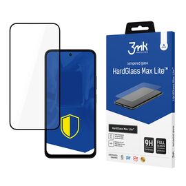 3mk HardGlass Max Lite Black Tempered Glass for Xiaomi Redmi 15 5G - Xiaomi - Screen & Camera Protection - Techbox