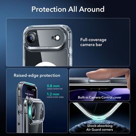 ESR Classic Hybrid MagSafe + Tempered Glass Set for iPhone 17 Air - Clear | Techbox