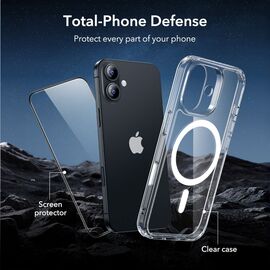 ESR Classic Hybrid MagSafe + Tempered Glass Set for iPhone 17 - Clear | Techbox
