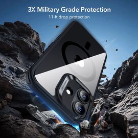 ESR Classic Hybrid MagSafe + Tempered Glass Set for iPhone 17 - Clear Black | Techbox