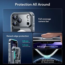 ESR Classic Hybrid MagSafe + Tempered Glass Set for iPhone 17 Pro - Clear | Techbox