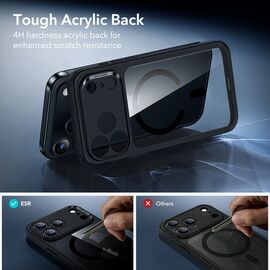 ESR Classic Hybrid MagSafe + Tempered Glass Set for iPhone 17 Pro - Clear Black | Techbox