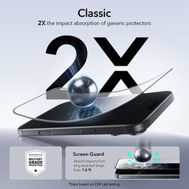 ESR UltraFit Tempered Glass 2-pack for iPhone 17 Pro Max - transparent - Uncategorized Screen Protection (2) - Screen & Camera Protection - Techbox