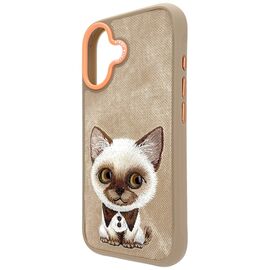 Nimmy Big Eyed Pet 2.0 Cat case for iPhone 17 - beige | Techbox