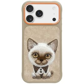Nimmy Big Eyed Pet 2.0 Cat Case for iPhone 17 Pro Max - Beige | Techbox