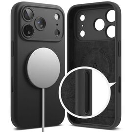 Ringke Silicone Magnetic MagSafe Case for iPhone 17 Pro Max - Black | Techbox