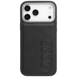 Audi TT Synthetic Leather MagSafe Case for iPhone 17 Pro Max - Black | Techbox