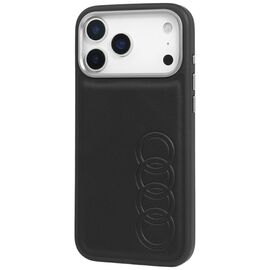 Audi TT Synthetic Leather MagSafe Case for iPhone 17 Pro Max - Black | Techbox