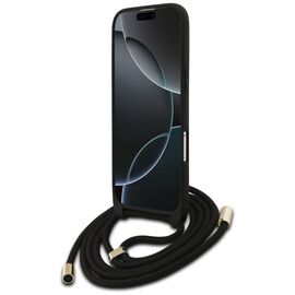 Guess 4G Big Logo Cord Stap Crossbody Case for iPhone Air - Black - Apple Cases - Cases - Techbox