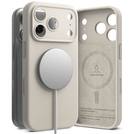 Ringke Silicone Magnetic MagSafe Case for iPhone 17 Pro - Beige | Techbox