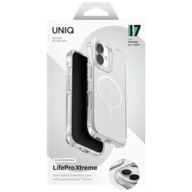 Uniq LifePro Xtreme Magclick Charging Case for iPhone 17 - Transparent-Glitter | Techbox