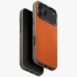 Uniq Lyden DS Case for iPhone 17 Pro Max Magclick Charging - Orange-Gray | Techbox