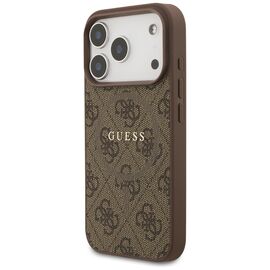 Guess 4G Ring Classic Logo MagSafe Case for iPhone 17 Pro - Brown - Uncategorized Cases (2) - Cases - Techbox