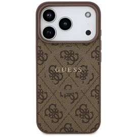 Guess 4G Ring Classic Logo MagSafe Case for iPhone 17 Pro - Brown - Uncategorized Cases (2) - Cases - Techbox