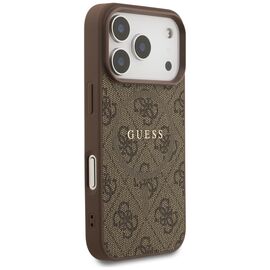 Guess 4G Ring Classic Logo MagSafe Case for iPhone 17 Pro - Brown - Uncategorized Cases (2) - Cases - Techbox