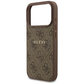 Guess 4G Ring Classic Logo MagSafe Case for iPhone 17 Pro - Brown - Uncategorized Cases (2) - Cases - Techbox