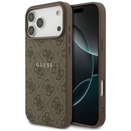 Guess 4G Ring Classic Logo MagSafe Case for iPhone 17 Pro Max - Brown - Uncategorized Cases (2) - Cases - Techbox
