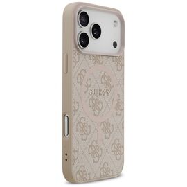 Guess 4G Ring Classic Logo MagSafena iPhone 17 Pro Max Case - Pink - Uncategorized Cases (2) - Cases - Techbox
