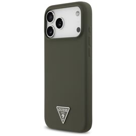 Guess Silicone Triangle Logo MagSafe Case for iPhone 17 Pro Max - Green - Uncategorized Cases (2) - Cases - Techbox