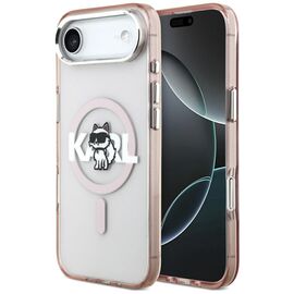 Karl Lagerfeld IML Choupette Sketch Logo MagSafe Case for iPhone 17 Air - Pink | Techbox