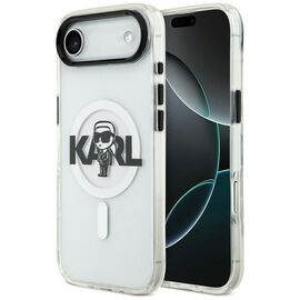 Karl Lagerfeld IML Karl Sketch Logo MagSafe Case for iPhone 17 Air - Transparent | Techbox