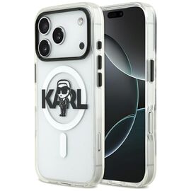 Karl Lagerfeld IML Karl Sketch Logo MagSafe Case for iPhone 17 Pro - Transparent | Techbox