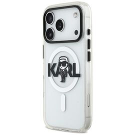 Karl Lagerfeld IML Karl Sketch Logo MagSafe Case for iPhone 17 Pro - Transparent - Uncategorized Cases (2) - Cases - Techbox