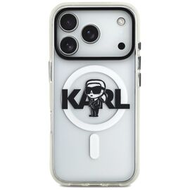 Karl Lagerfeld IML Karl Sketch Logo MagSafe Case for iPhone 17 Pro - Transparent - Uncategorized Cases (2) - Cases - Techbox